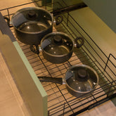 Gaveta Aramada Deslizante 37cm Corrediças Fruteira Cozinha Cromada Dimec